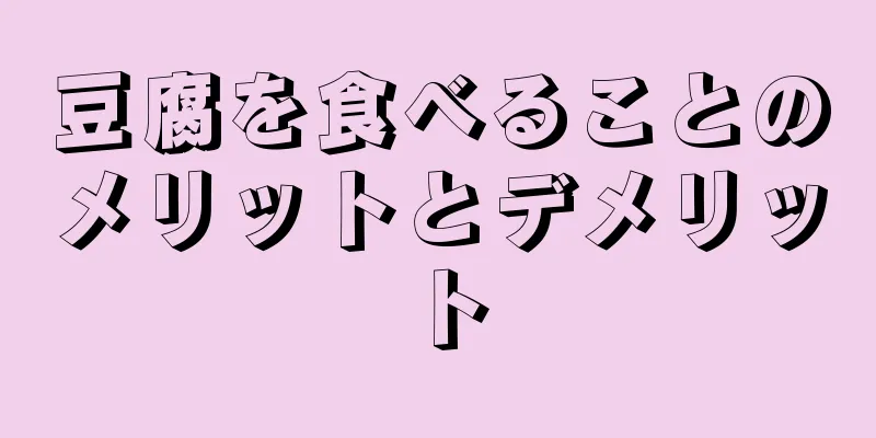 豆腐を食べることのメリットとデメリット