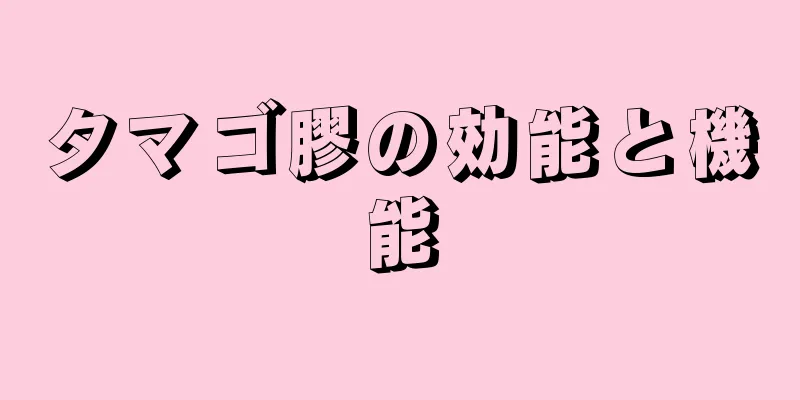 タマゴ膠の効能と機能