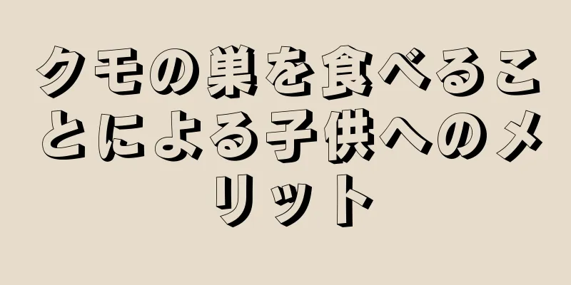 クモの巣を食べることによる子供へのメリット