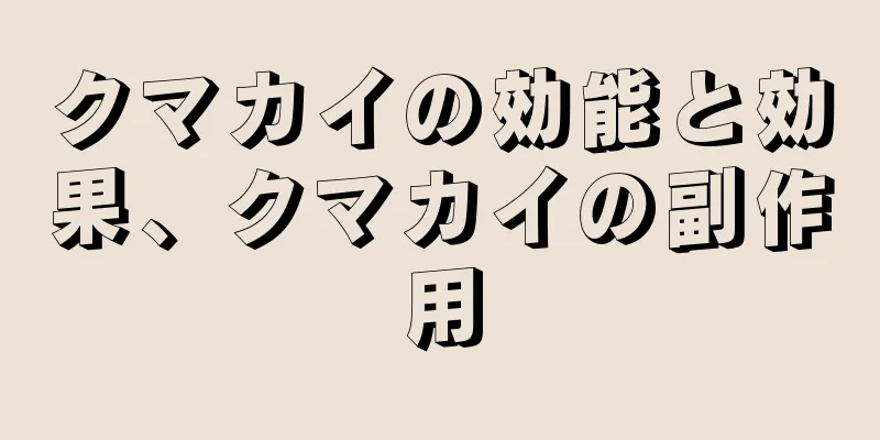 クマカイの効能と効果、クマカイの副作用
