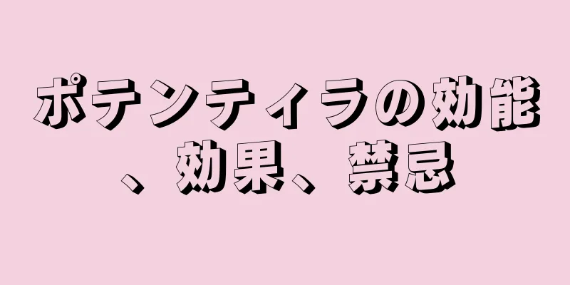 ポテンティラの効能、効果、禁忌