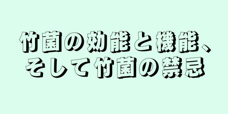 竹菌の効能と機能、そして竹菌の禁忌