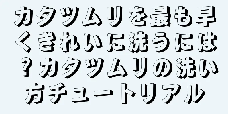 カタツムリを最も早くきれいに洗うには？カタツムリの洗い方チュートリアル