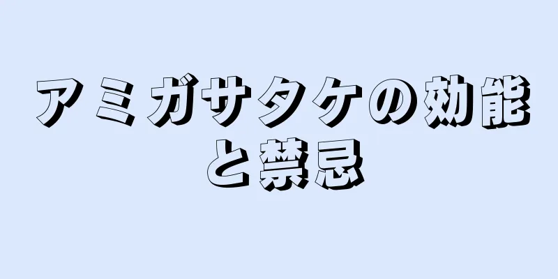 アミガサタケの効能と禁忌