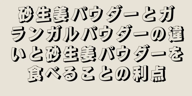 砂生姜パウダーとガランガルパウダーの違いと砂生姜パウダーを食べることの利点