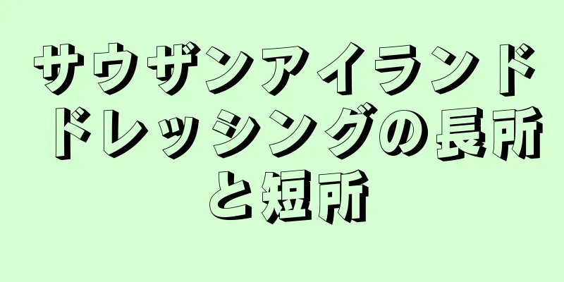サウザンアイランドドレッシングの長所と短所