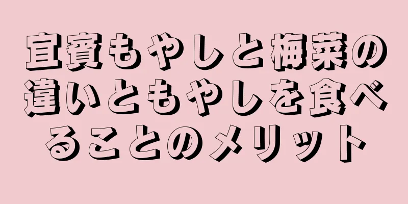 宜賓もやしと梅菜の違いともやしを食べることのメリット