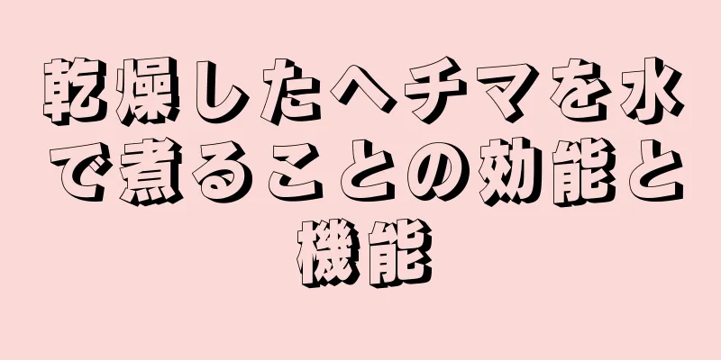 乾燥したヘチマを水で煮ることの効能と機能