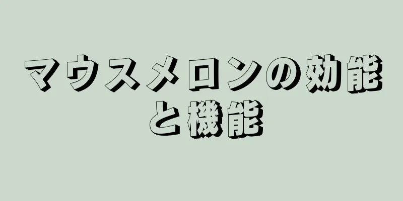 マウスメロンの効能と機能