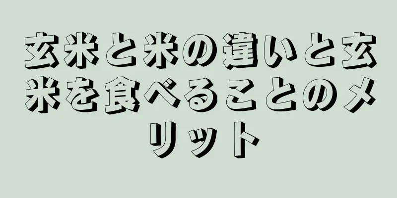 玄米と米の違いと玄米を食べることのメリット
