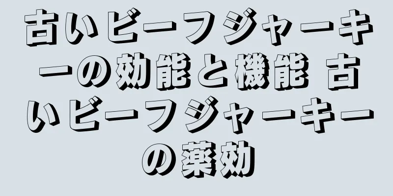 古いビーフジャーキーの効能と機能 古いビーフジャーキーの薬効