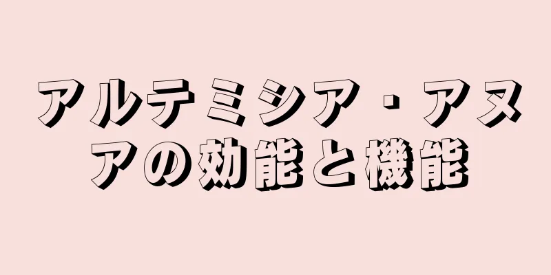アルテミシア・アヌアの効能と機能
