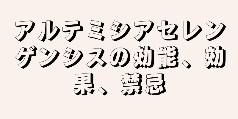 アルテミシアセレンゲンシスの効能、効果、禁忌