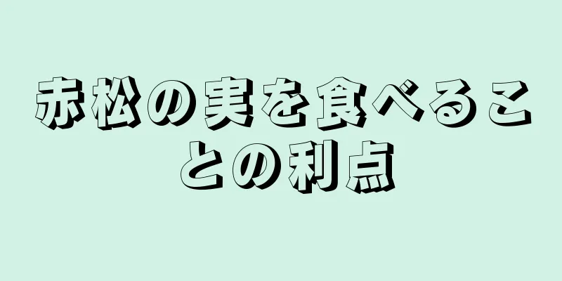 赤松の実を食べることの利点