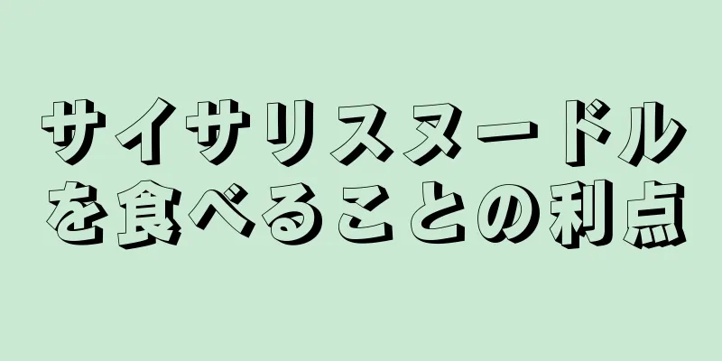 サイサリスヌードルを食べることの利点