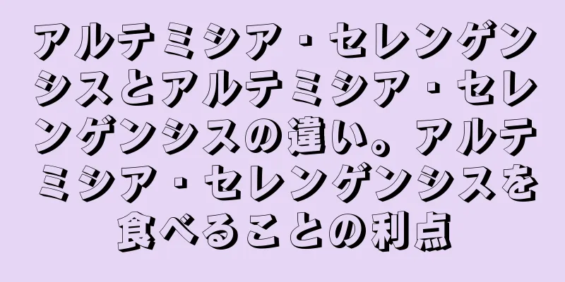 アルテミシア・セレンゲンシスとアルテミシア・セレンゲンシスの違い。アルテミシア・セレンゲンシスを食べることの利点