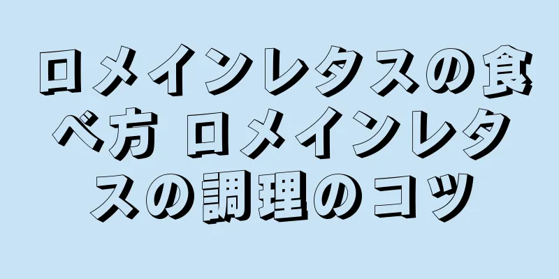 ロメインレタスの食べ方 ロメインレタスの調理のコツ