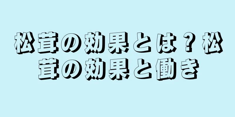 松茸の効果とは？松茸の効果と働き
