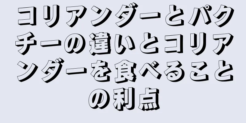 コリアンダーとパクチーの違いとコリアンダーを食べることの利点