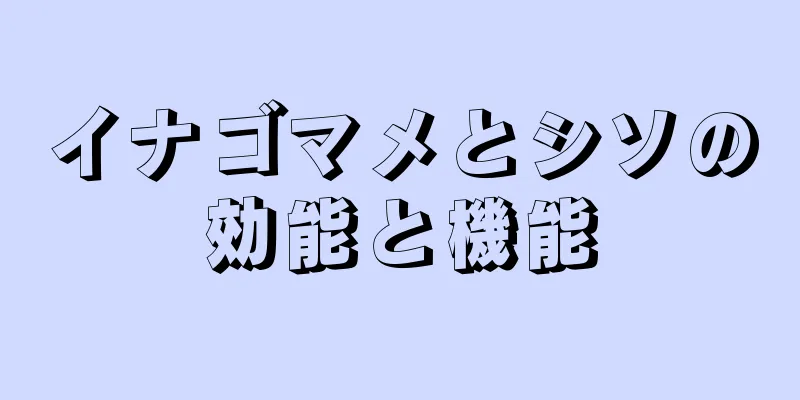 イナゴマメとシソの効能と機能