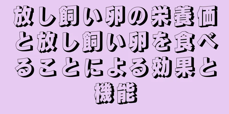 放し飼い卵の栄養価と放し飼い卵を食べることによる効果と機能