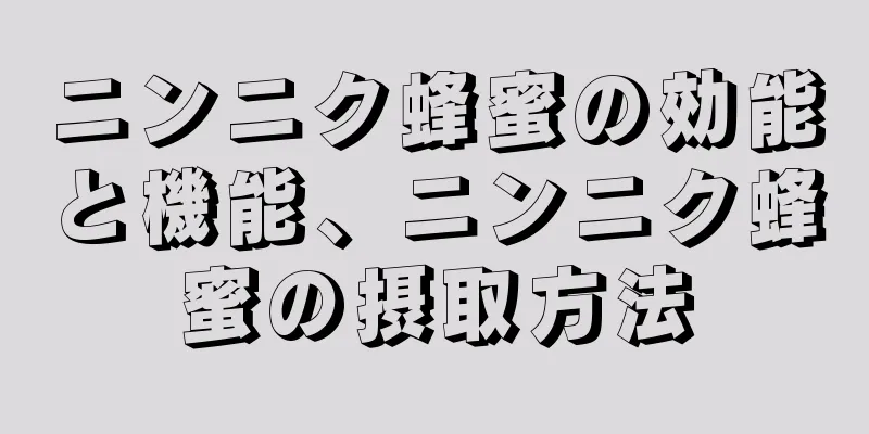 ニンニク蜂蜜の効能と機能、ニンニク蜂蜜の摂取方法