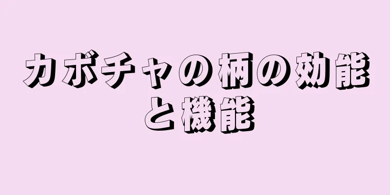 カボチャの柄の効能と機能