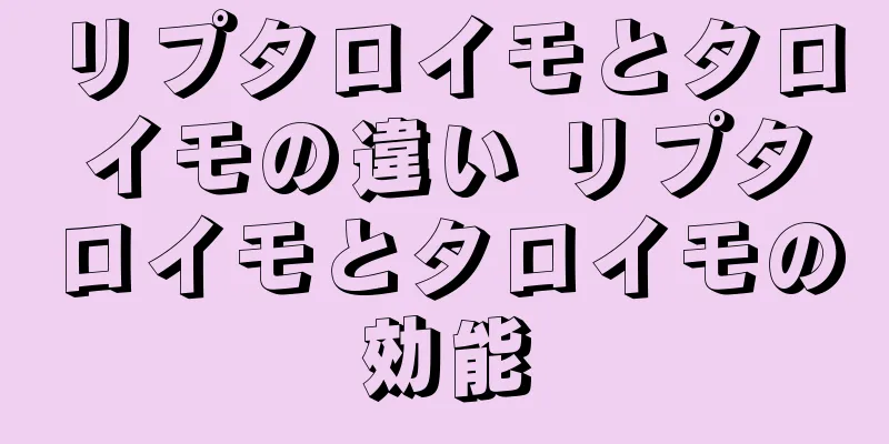 リプタロイモとタロイモの違い リプタロイモとタロイモの効能