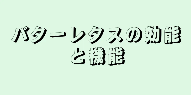バターレタスの効能と機能