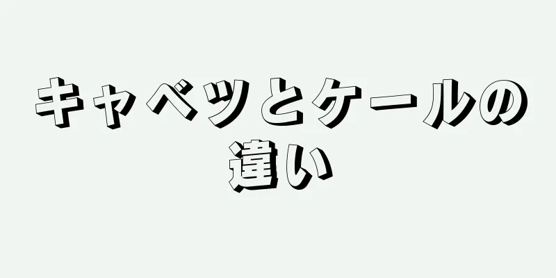 キャベツとケールの違い