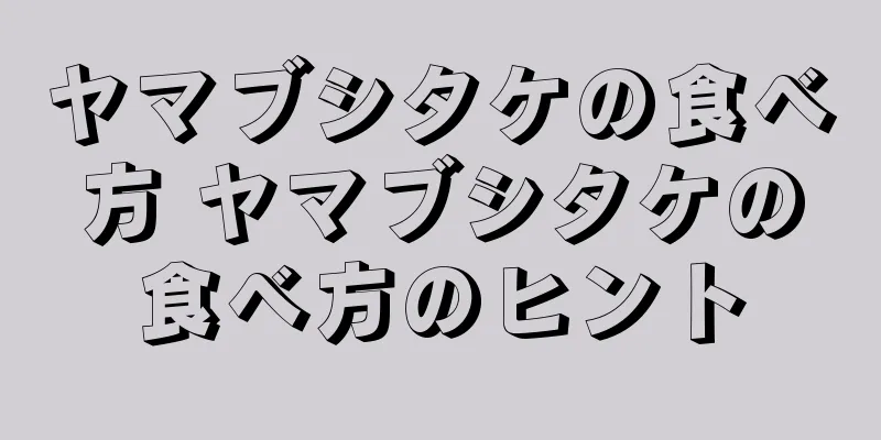 ヤマブシタケの食べ方 ヤマブシタケの食べ方のヒント