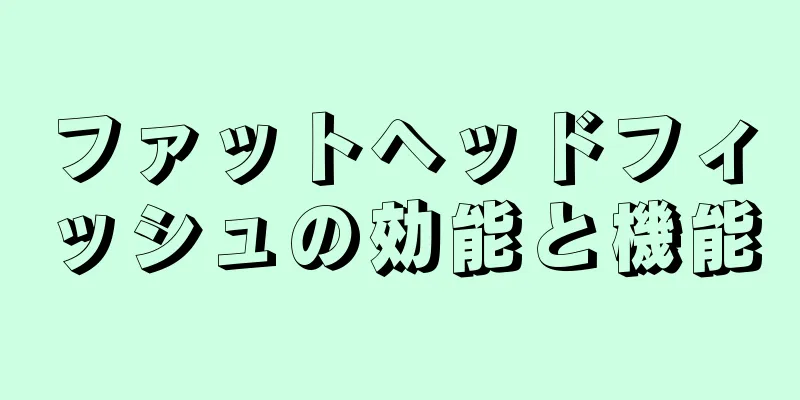 ファットヘッドフィッシュの効能と機能