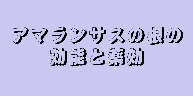 アマランサスの根の効能と薬効