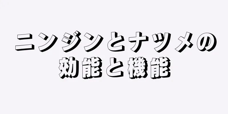 ニンジンとナツメの効能と機能
