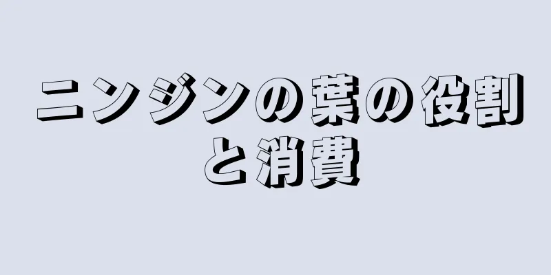 ニンジンの葉の役割と消費