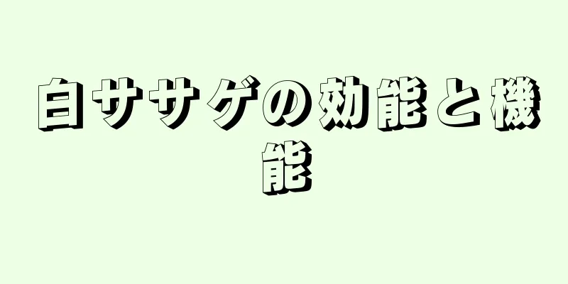 白ササゲの効能と機能