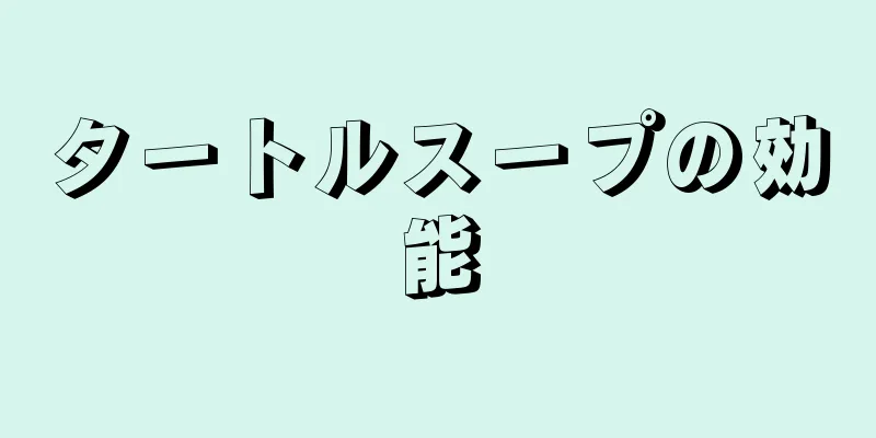 タートルスープの効能