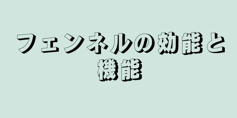 フェンネルの効能と機能