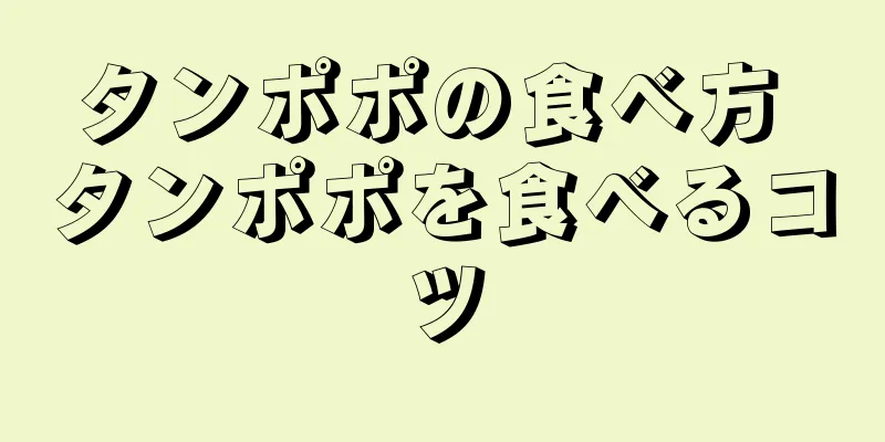 タンポポの食べ方 タンポポを食べるコツ