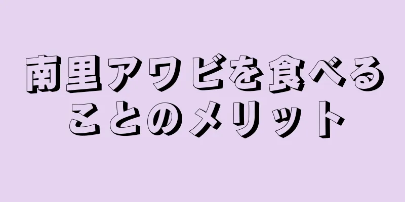 南里アワビを食べることのメリット
