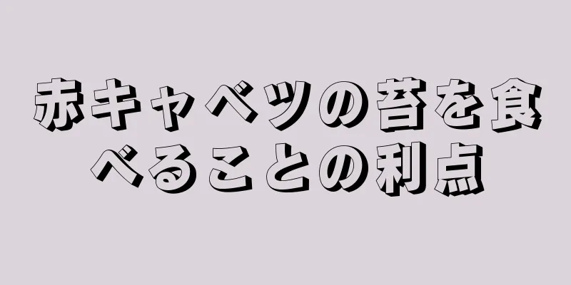 赤キャベツの苔を食べることの利点