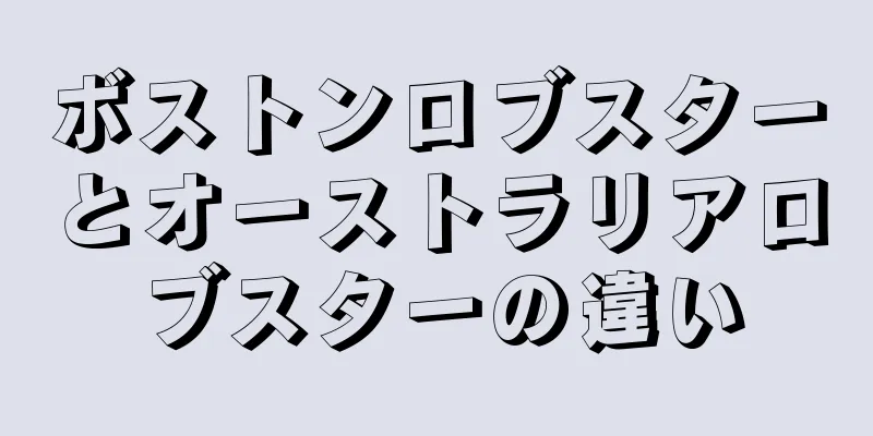 ボストンロブスターとオーストラリアロブスターの違い