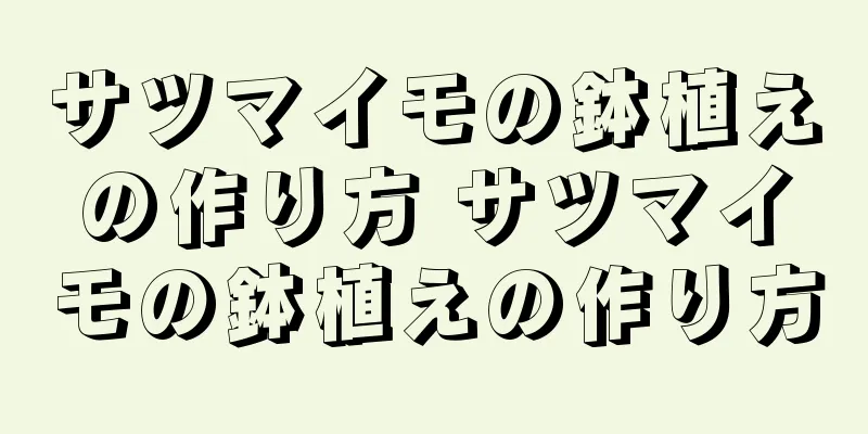 サツマイモの鉢植えの作り方 サツマイモの鉢植えの作り方