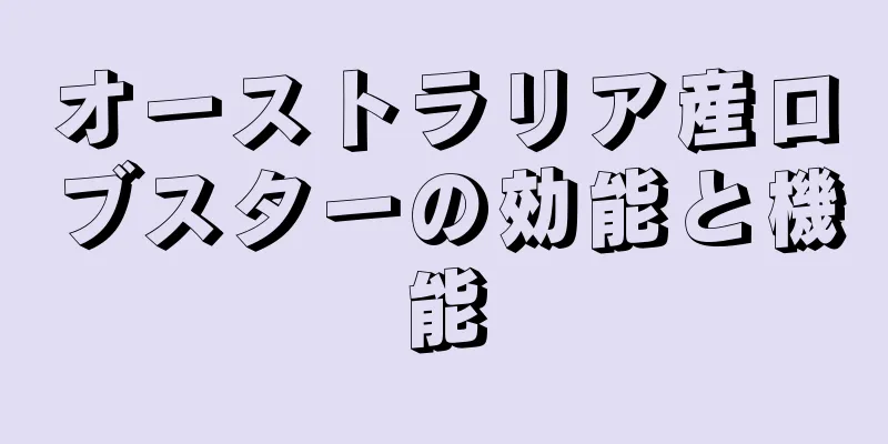 オーストラリア産ロブスターの効能と機能
