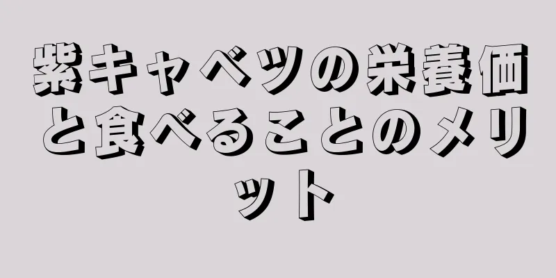 紫キャベツの栄養価と食べることのメリット