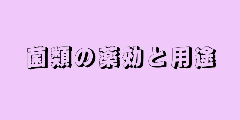 菌類の薬効と用途
