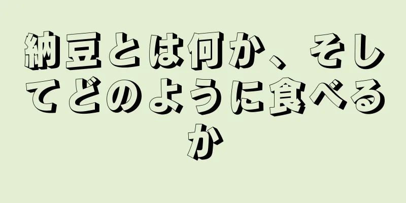 納豆とは何か、そしてどのように食べるか