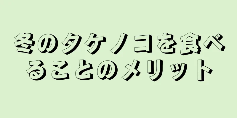 冬のタケノコを食べることのメリット