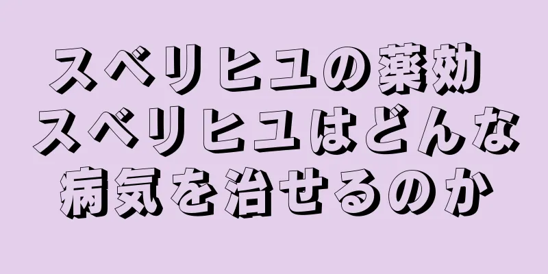 スベリヒユの薬効 スベリヒユはどんな病気を治せるのか