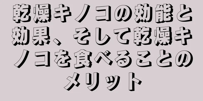 乾燥キノコの効能と効果、そして乾燥キノコを食べることのメリット